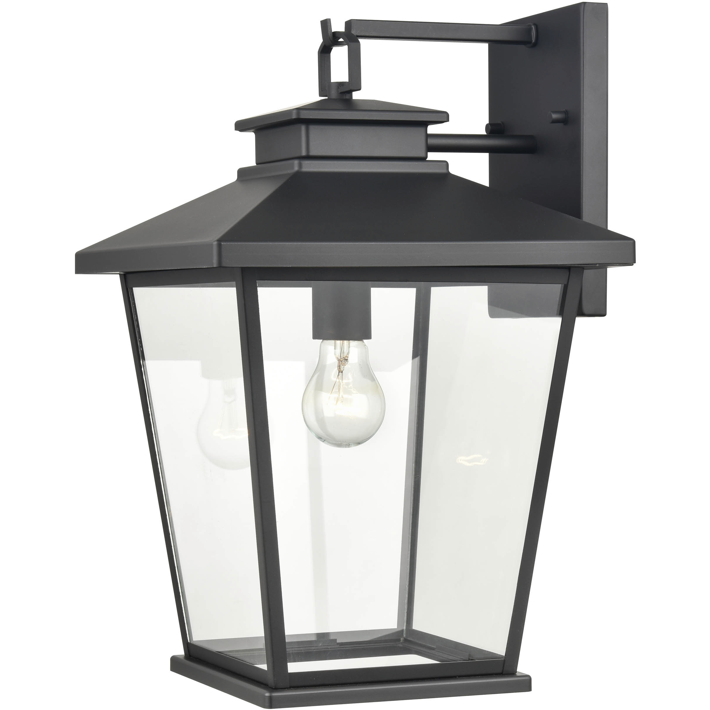 Bellmon 1 Light 17.5 inch Powder Coated Black Outdoor Wall Sconce